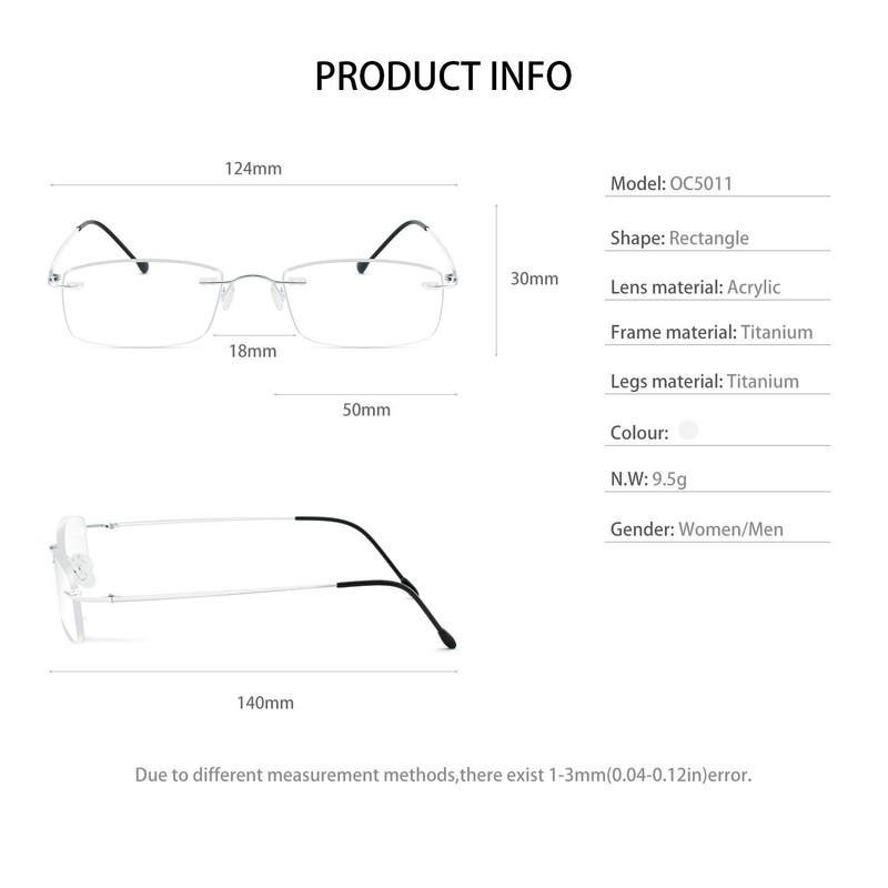 OCCI CHIARI Reading Glasses 1.0 For Women Men Eye Reader