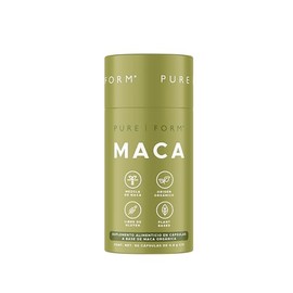 Pure Form Maca - Suplemento en Cpsulas con Races de Maca Amarilla Orgnica, Maca Negra Orgnica y Maca Roja Orgnica  Con Pimienta Negra  90 cpsulas de  