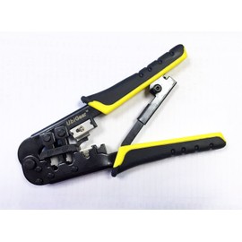 UbiGear® Network/Phone Cable Tester + RJ11/RJ12/RJ45 Network Cable Crimper + RJ45 CAT5e Connectors Plugs/Boots Stripper Network Tool Kits (Premium 568 Tool Kits)