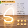 HARPER LIVING Modern LED Table Lamp, Bedside Table Light Warm