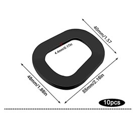 10 pcs Rubber Fuel Can Gaskets, Petrol Can Gasket,Universal Jerry Can Seal,Gas Fuel Can Spout Gaskets,Rubber Gas Can Spout Replacement Gasket for 5 L 10 L 20 L NATO Fuel Cans