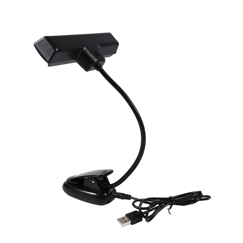 Portable 10 LED Clip on Music Stand Clamp Light Bedroom