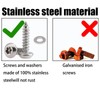 Anti Theft Number Plate Screws Kit – M4 Stainless Steel