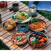 Boundless Voyage Ti1141T Titanium Plate, Camping Plates, Dishes, Unbreakable, Rust-free,