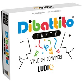 Ludic Debate Party Wins Who Convinces! The Party Game of Debate IT59742 Family Party Game for 3-10 Players Made in Italy
