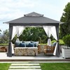 Grey Gazebo Replacement Cover Compatible with ABC 13x13 Pop Up