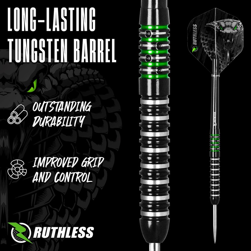 RUTHLESS | Animal Darts Set | Steel Tip | 90%
