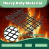 Memrita Fireplace Grate Ember Retainer, 16'' x 10'' Heavy Duty