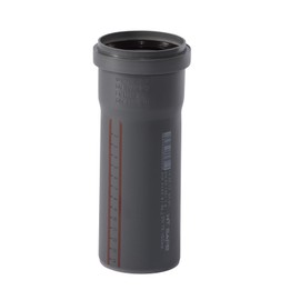 Ostendorf 173000 HTsafe HT Pipe with Sleeve DN 75 mm 150 mm Grey