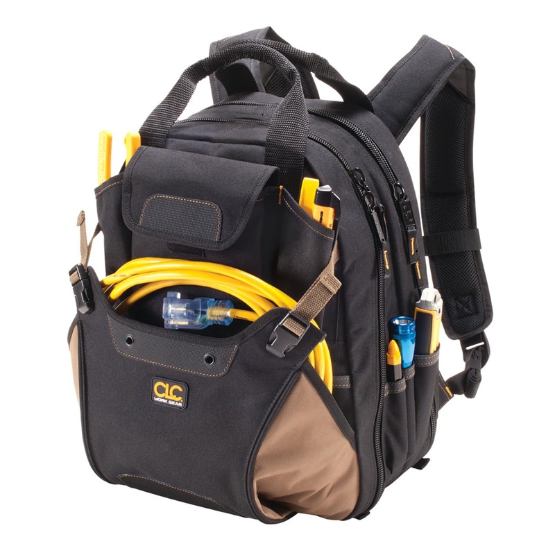 CLC Work Gear 1134 Carpenter's Tool Backpack, 44 Pockets, Padded