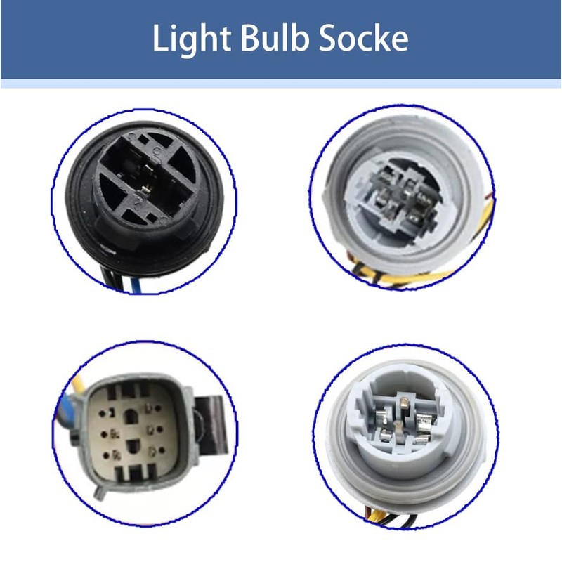 Tail Light Lamp Wiring Harness Socket Holder and Wire Compatible
