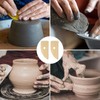 4 Pcs Pottery Ribs Wooden Clay Ceramic Sculpting Tools Clay