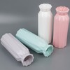 plastic vase vase straight pink 3ea