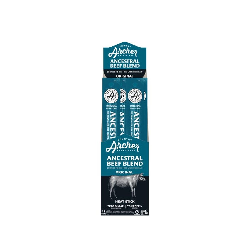 Country Archer Ancestral Beef Jerky Sticks - Grass Fed Beef