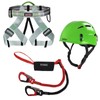 ALPIDEX Climbing Helmet Climbing Harness + Stubai Climbing Set Basic