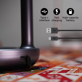 Dispensador de botellas de agua de computadora, puerto de carga USB C, adecuado para oficina, cocina o mesita de noche.