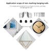 ZHIQIN 2 Sets Dartboard Holder Wall Hanging Bracket Set Screws
