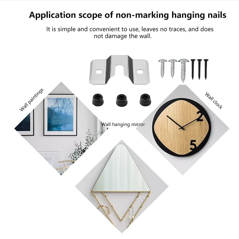 ZHIQIN 2 Sets Dartboard Holder Wall Hanging Bracket Set Screws