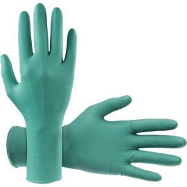 FixtureDisplays SAS 66594 XL 5mil Chem-Defender Disposable Gloves w/12" Cuff (50pk)