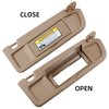 Dasbecan Beige Right Passenger Side Sun Visor Compatible with Honda