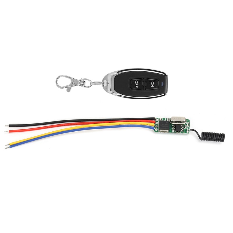 Wide Voltage 3.7‑12V Micro Wireless Remote Control Switch Module LED