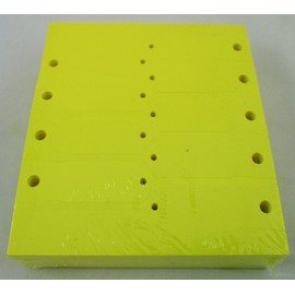 YELLOW Self-Locking Arrow Key Tags (1,000 per pack) Size 4 1/2" X 3/4" (YELLOW)