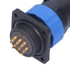 IP68 Waterproof Power Connector Male Female Square 4 Hole Aviation