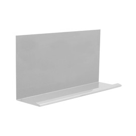 INEFA Angle Sheet Roof with Waterfold Aluminium 200 cm, Silver, Aluminium Sheet for Roof Drainage, High Edge Protection, Made in Germany