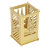 Metal Pen Holder Multifunctional Easy Assembly Glossy Golden Surface Plating