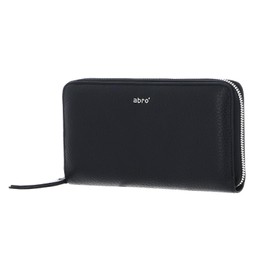 Abro Women's Nos Travel Accessory Travel Wallet, black / nickel