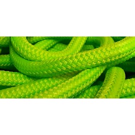 Valley 9/16 " x 150 ft. Double Braid-Yacht Braid Polyester Rope.Lime. Made in USA