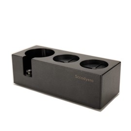 Sccodyero Tamping Station Plastic Espresso Tamper Mat Stand Black Tamper Holder Station for 51/54/58mm Portafilters, Tamper and Distributor