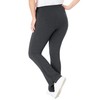 Woman Within Women's Plus Size Stretch Cotton Bootcut Yoga Pant