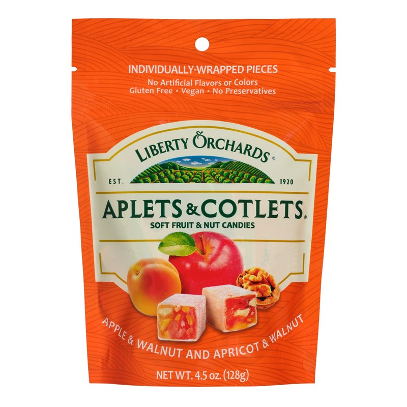 Liberty Orchards, Aplets & Cotlets - Applet & Apricot Lokum
