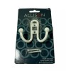Allison Double Robe Hook, White