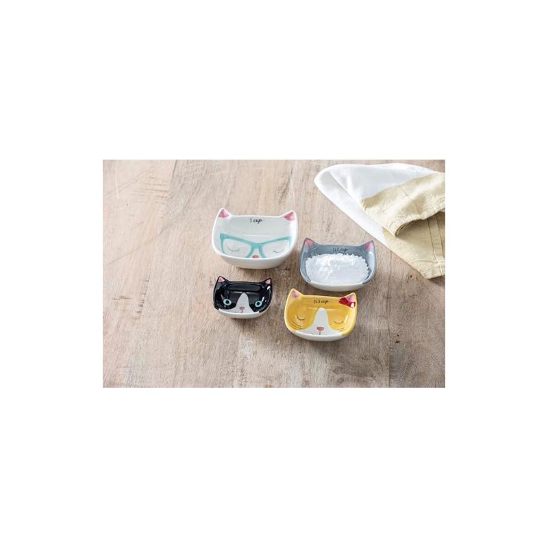 Davis & Waddell Kitty Crew Measuring Cup Set (4 Pieces)