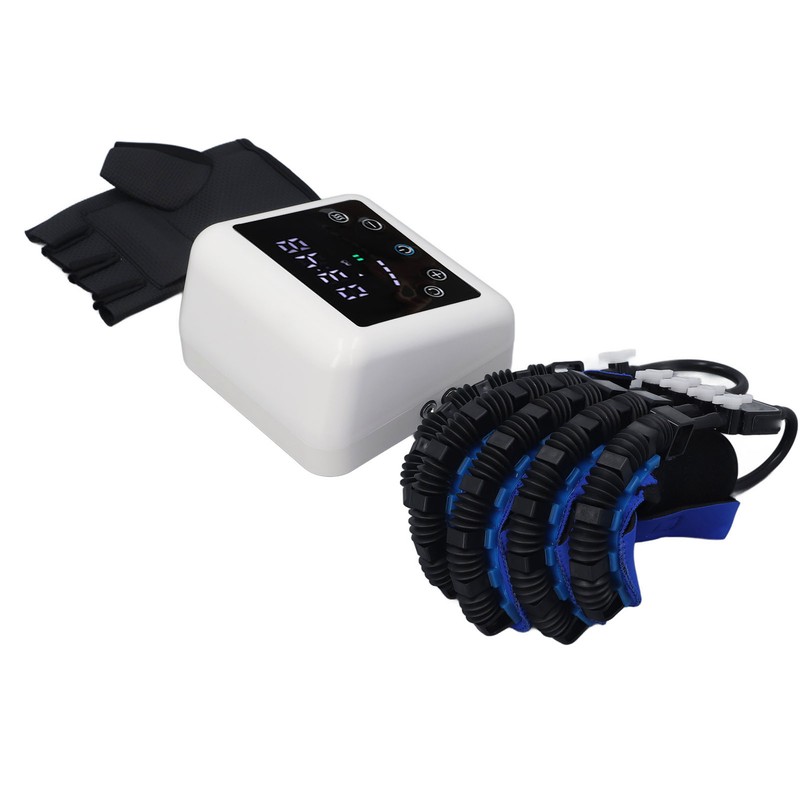 Hand Function Training Glove Rechargeable Hot Compress 3 Modes 9