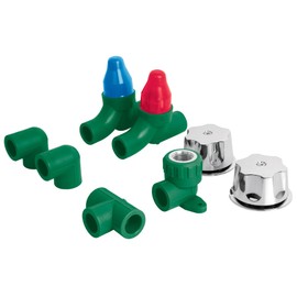 Foset Termoflow CV-KIT, KIT PPR para instalación regadera con manerales