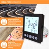 Digital Flush-Mounted Thermostat Black 8 cm Screen Diagonal for Drive
