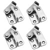 Jiozermi 4pcs SUS304 Stainless Steel Gate Latches Flip Door Latch