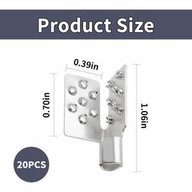Sikweny Pack of 20 Crimp Connectors Universal Design Crimping Connectors Without Insulation Long Lasting Butt Connectors Wear Resistant and Lightweight for Snow Melting on Roofs Antifreeze