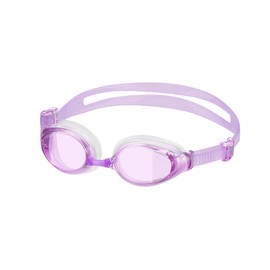 VIEW Swimming Gear V-640ASA SWIPE Curved Lens Fitness Swim Goggles, Lavender