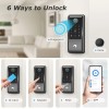 Alexa/Google Assisant/Tuya app G6 Fingerprint Smart Lock, 6 in 1