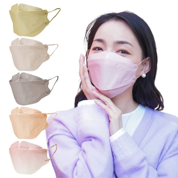 MEDIK MCH-A147-B Makeup Mask, B-Type, Non-woven Fabric, 4-Layer Filter, Blood