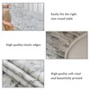 MIPIACE Round Tablecloth Fitted Tablecloth Waterproof Round Table Cloth Wipeable