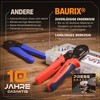 BAURIX® Hexagonal Crimping Pliers with 2000 Wire End Ferrules Set,