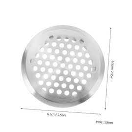 Tofficu 12pcs Stainless Steel Air Vent Plug for Cabinet Ventilation Cover Easy to Install Wardrobe Furniture Accessory Durable and Lightweight Design for Optimal Air Circulation