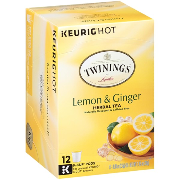 Twining's té de limón y jengibre K-cups - 12 unidades