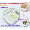 QUALIALL Cat Kitty Litter Box Poop Pooper Scoop Scooper for
