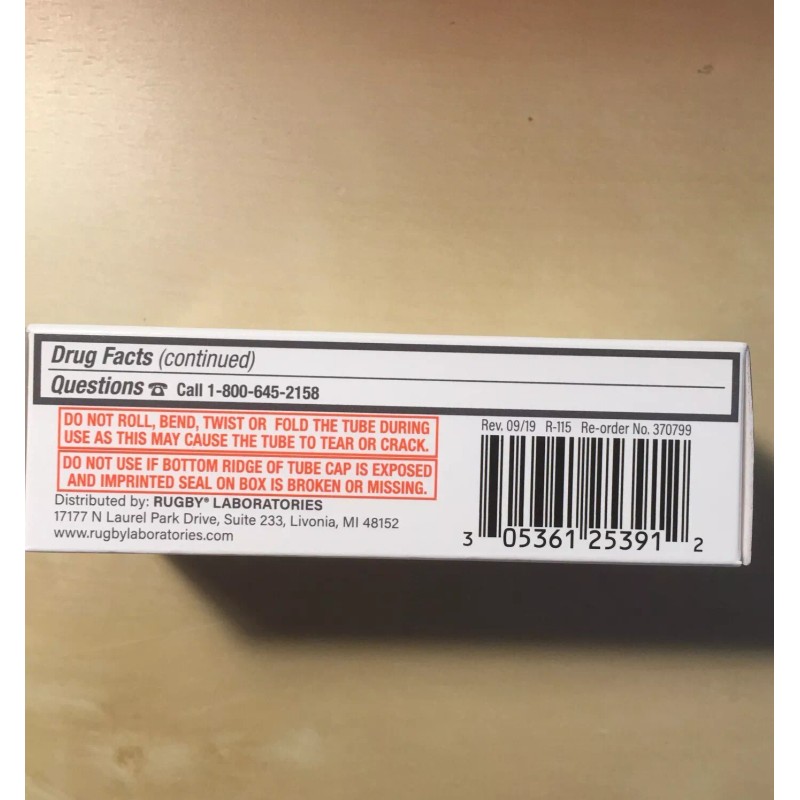 Rugby Sodium Chloride Hypertonicity Ophthalmic Ointment, 5% / 3.5 gm